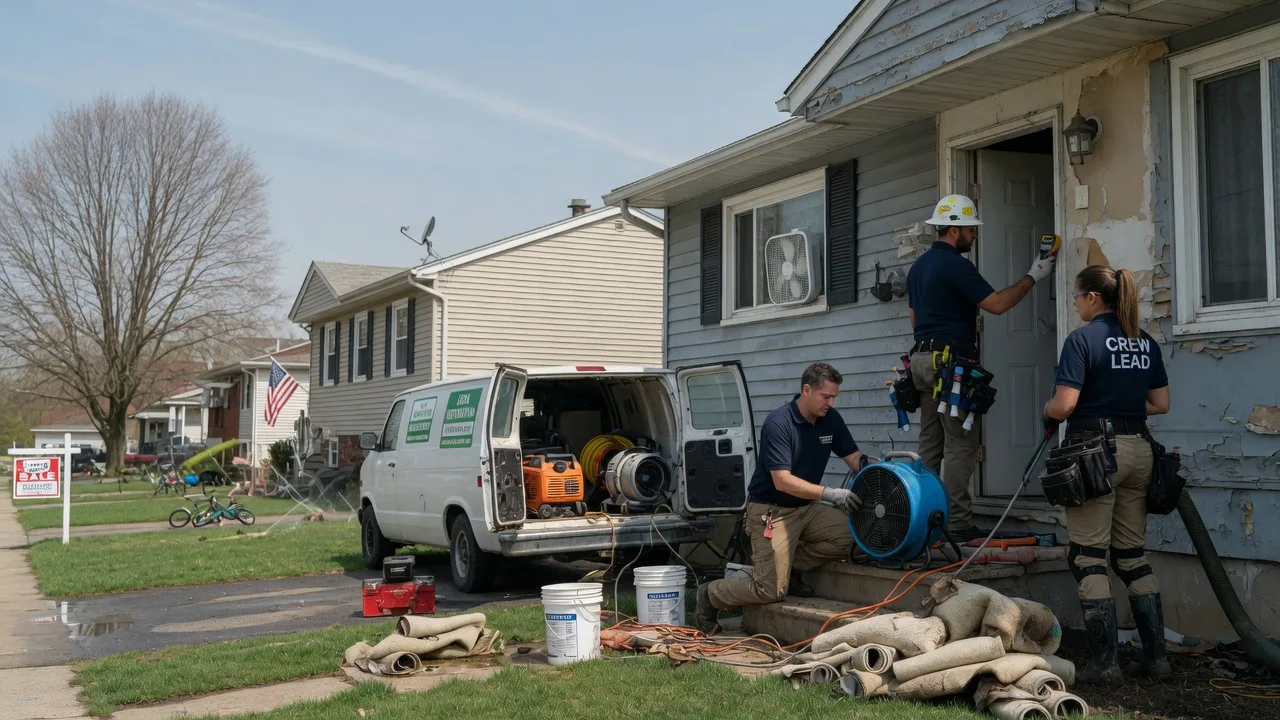 Flood Cleanup in Gibson City, IL near me